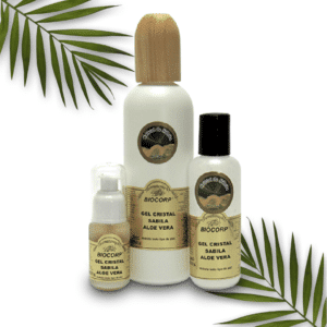 Gel natural de cristal de sábila