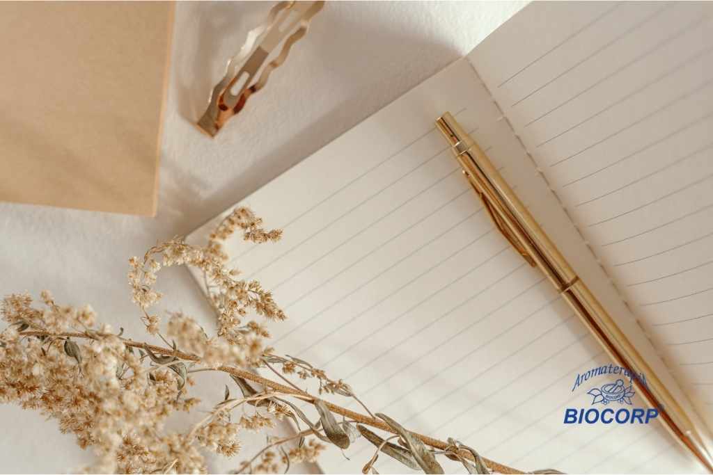 Cómo crear tu ritual de journaling con aromaterapia Biocorp